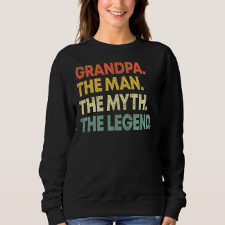 Sweatshirt Grand-père L'Homme Le Mythe La Légende Fête des pè