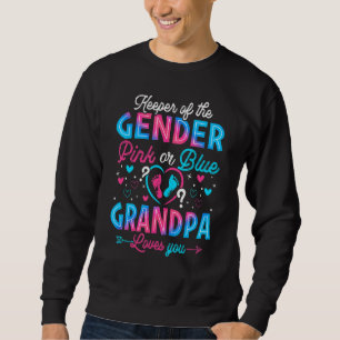 Sweatshirt Grand-Père Rose Ou Bleu Vous Aime Genre Révéler Mi