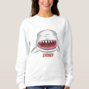 Sweatshirt Grand requin blanc moyen dessin animé
