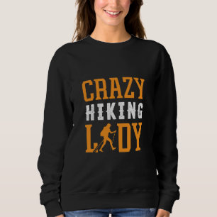 Sweatshirt Grand Style extérieur avec la folle dame Randonnée