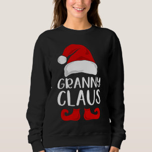 Sweatshirt Granny/Grand-mère Claus/Noël