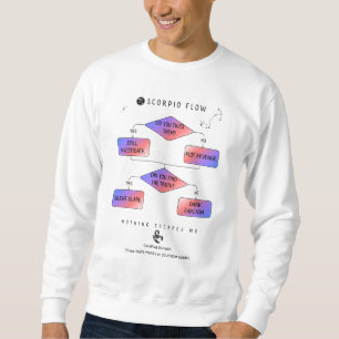 Sweatshirt Graphique de flux Scorpio - Funny Zodiac Astrology