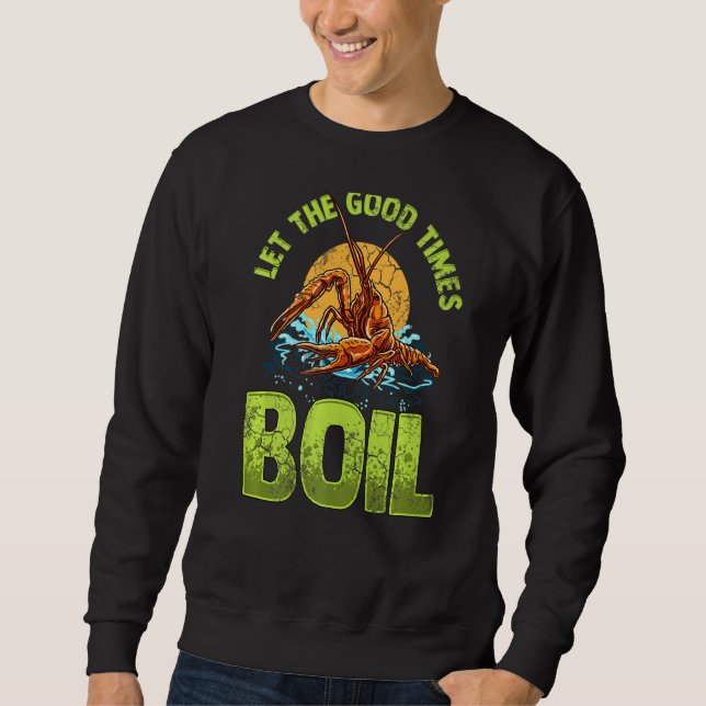 Sweatshirt Graphique de la fissuration de conception laisser  (Devant)