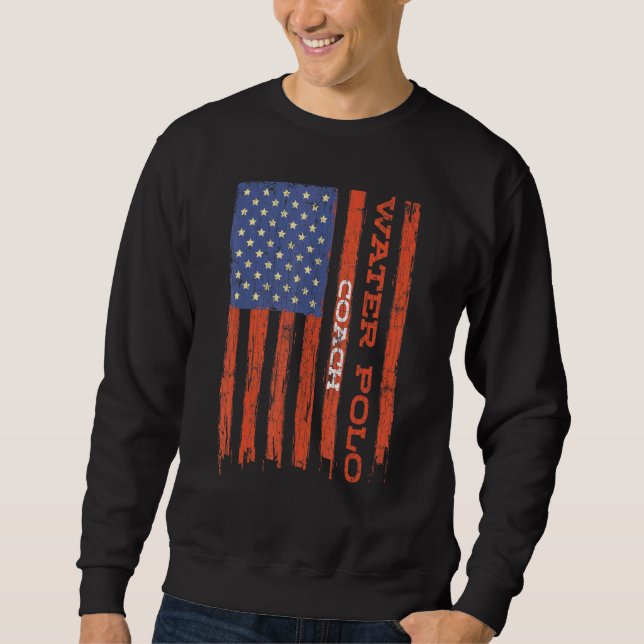 Sweatshirt Graphique de l'entraîneur de water-polo (Devant)