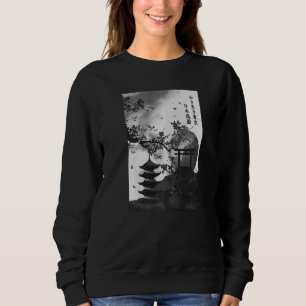 Sweatshirt Graphique en fleurs de cerisier