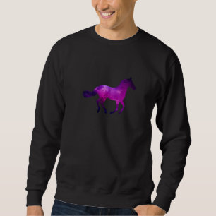 Sweatshirt Graphique Rétro Cavalier Équitation Amoureux des C