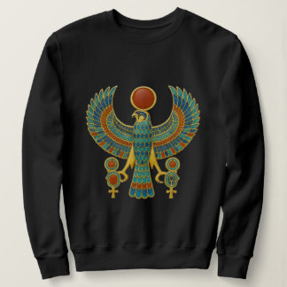 Sweatshirt Graphisme du dieu solaire ailé Horus de l'Égypte a