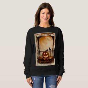 Sweatshirt Graphisme Halloween – Esthétique d'affiche des ann