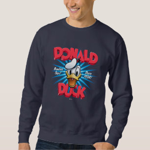 Sweatshirt Graphisme Rétro Héritage de Donald Duck