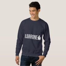 Graphisme silhouette de gangster Albarone - Blanc