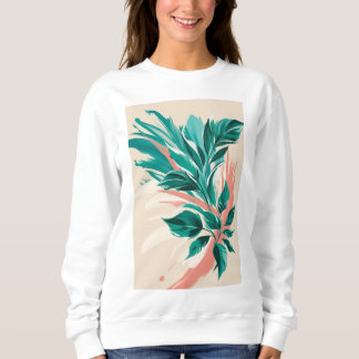 Sweatshirt Gras, imprimés floraux surdimensionnés