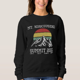 Sweatshirt Gravi le sommet du mont Kosciuszko 2023 Soleil Aus