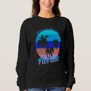 Sweatshirt Green Cove Springs Floride Palmier Tropical Rétro