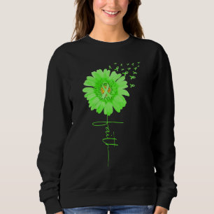 Sweatshirt Green Ribbon Daisy Faith Sensibilisation à la sant
