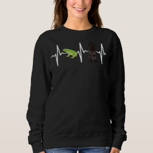 Sweatshirt Green Tree Frog Bouvier Des Heartbeat Dog