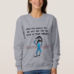 Sweatshirt Grey 'Comme Vos Parents' Boomerangé