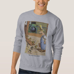 Sweatshirt gris de motards Chicks