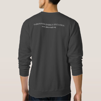 Sweatshirt gris-foncé de symbole du rayonnement