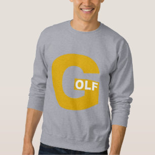 Sweatshirt gris homme DESIGN GOLF