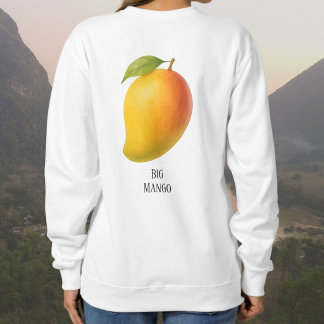 Sweatshirt Gros Mangue, Fruit Sucré et Nom
