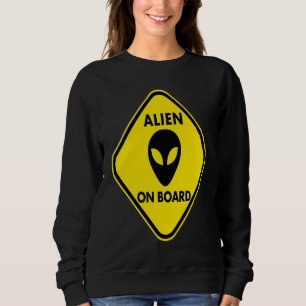 Sweatshirt Grossesse Extraterrestre à Bord