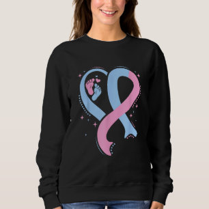 Sweatshirt Grossesse Infantile perte de sensibilisation Ruban