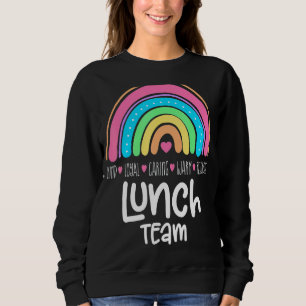 Sweatshirt Groupe de l'équipe de déjeuner Leopard Matching Sc