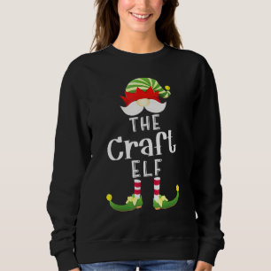 Sweatshirt Groupe de lutin créatif Fête de pyjama de Noël