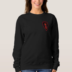 Sweatshirt Groupe d'ordonnance 71e Eod Patch Vieilli Usé