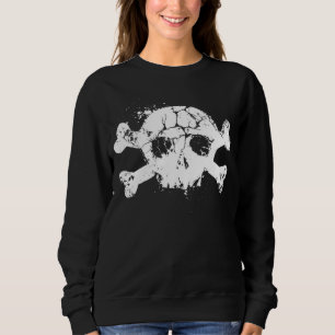 Sweatshirt Grunge Crâne et os