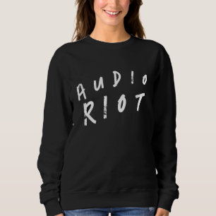 Sweatshirt Grunge noir à manches longues (femme)