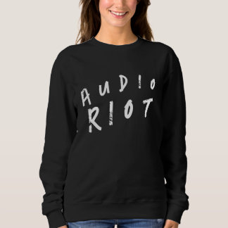 Sweatshirt Grunge noir à manches longues (femme)