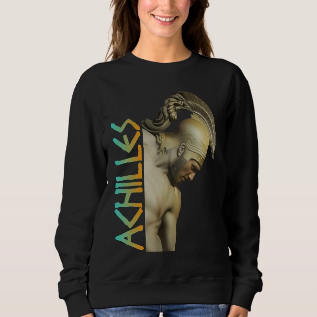 Sweatshirt Guerrier grec d'Achille (Devant)