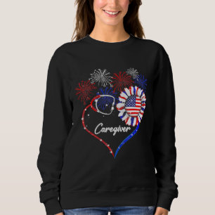 Sweatshirt Guide professionnel Stethoscope Firework Sunflower