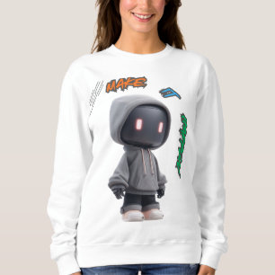 Sweatshirt Guillemets de motivation de 3 mots et compatibles
