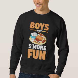 Sweatshirt Guimauve Camping Smore Les campeurs ont S'mor