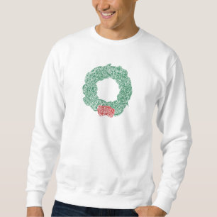 Sweatshirt Guirlande de Noël de Scribbleprints