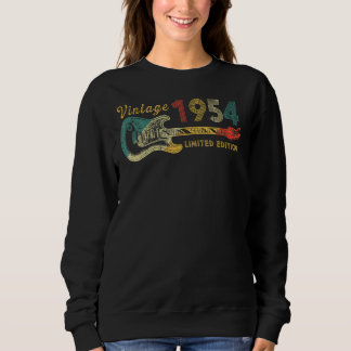 Sweatshirt Guitare 68 ans Vintage 1954
