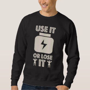 Sweatshirt Gymnase Entraînement Inspiration Fitness Utiliser 