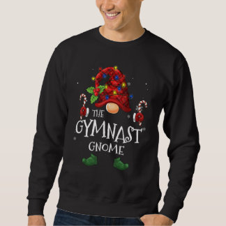 Sweatshirt Gymnaste Buffalo Plaid Christmas Tree Light