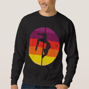 Sweatshirt Gymnaste Graphique Rétro Gymnaste Gymnastique Acro