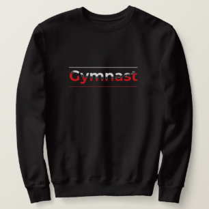 Sweatshirt Gymnaste - Mot minimaliste moderne de gymnastique