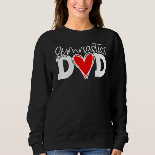Sweatshirt Gymnastique papa score parfait 10 Gymnastique amou