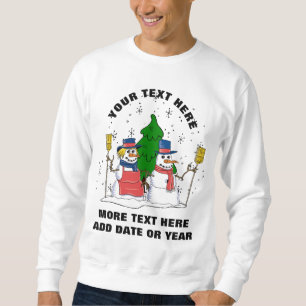 Sweatshirt Habillement marié personnalisé de Noël
