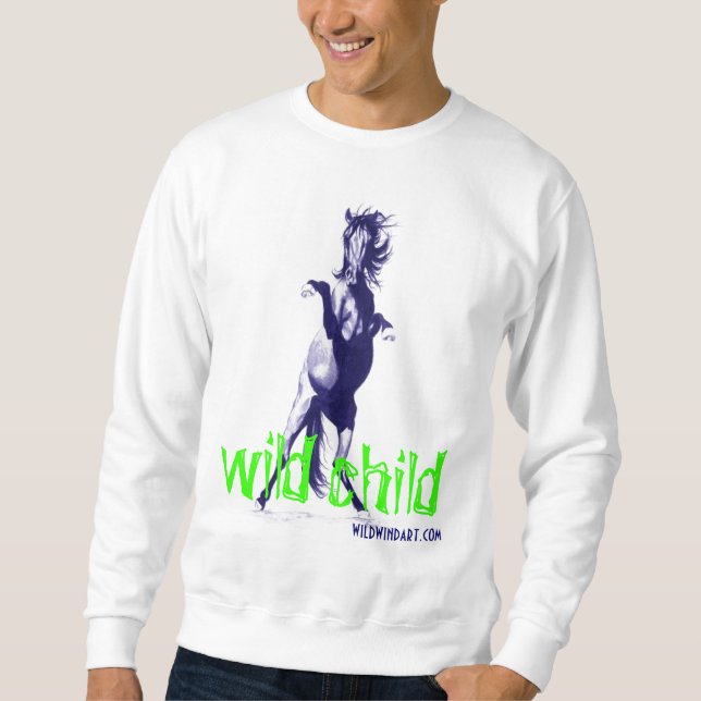 Sweatshirt Habillement sauvage d'enfant (Devant)