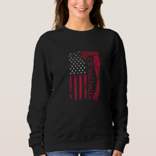 Sweatshirt Hache Viking Héritage Lignée de Guerrier Scandinav