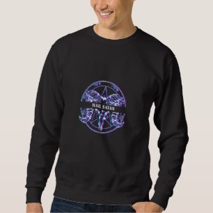 Sweatshirt Hail Satan Vaporwave Retro Jeu Halloween