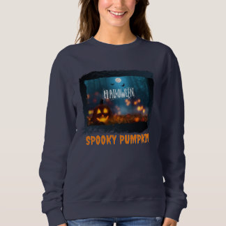 SWEATSHIRT HALLOWEEN CITROUILLE ÉFFRAYANT