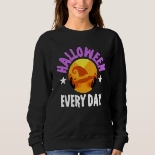 Sweatshirt Halloween Halloween Treat quotidien Haunted H