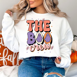 Sweatshirt Halloween rétro du Boo Crew